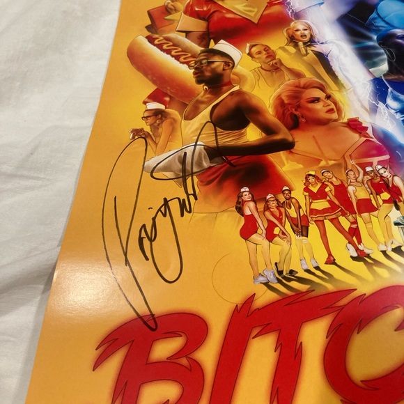 Signed “Bitch I’m Busy” Priyanka Poster - Picture 2 of 4